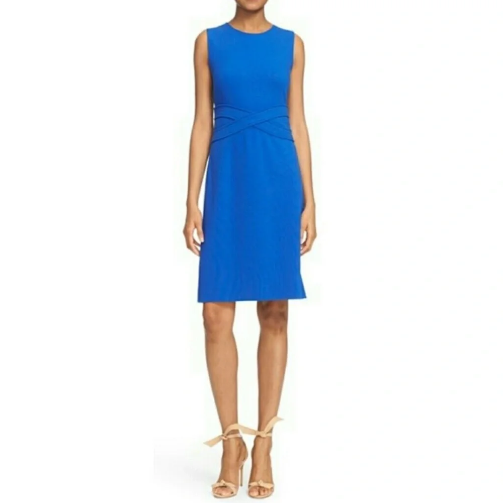 Diane‎ von Furstenberg || DVF Evita Pencil Sheath Dress Royal Blue. 10 - Picture 2 of 10